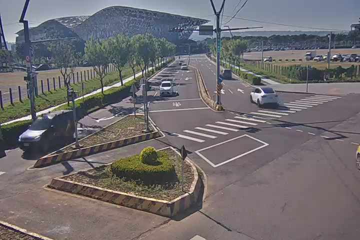 (i)經貿路/經貿八路(右側車流往河南路) Jingmao Rd./Jingmao 8th Rd.(Right side Traffic flow to Henan Rd.)