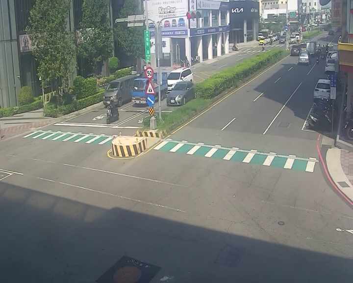 文心路/河南路(右側車流往台灣大道) Wenxin Rd/Henan Rd(Right side Traffic flow to Taiwan Blvd.)