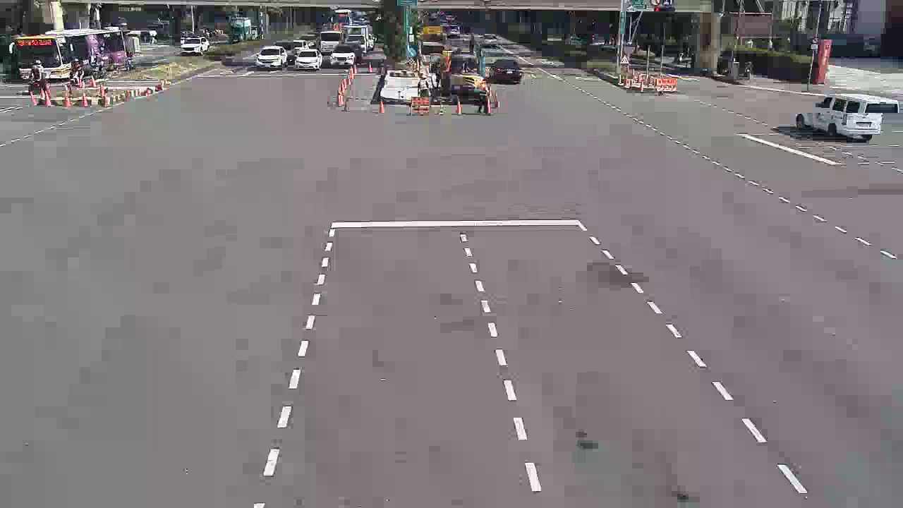 台灣大道/河南路(右側車流往文心路)