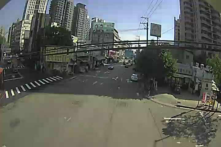 黎明路三段與上安路 (右側車流往台灣大道) Liming Rd/Shang'an Rd (Right side Traffic flow to Taiwan Blvd)