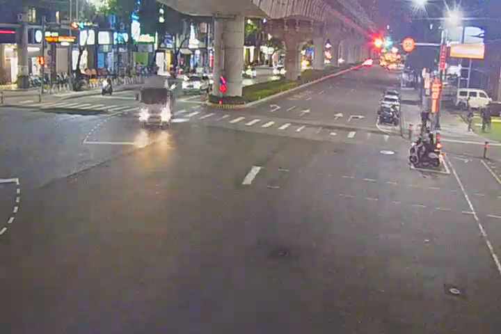 文心路/公益路(右側車流往向上路)