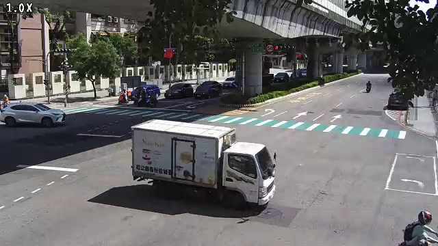 文心路/向上路(右側車流往五權西路)Wenxin Rd./Xiangshang Rd.(Right side Traffic flow to Wuquan W. Rd.)