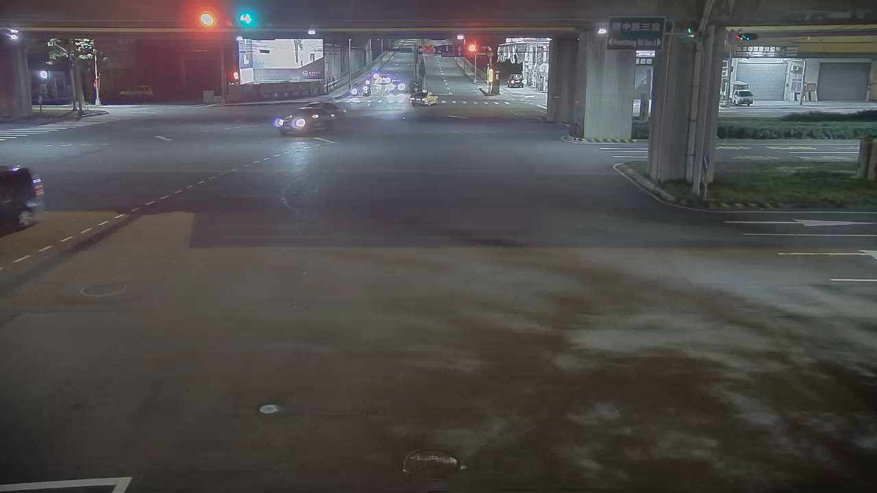 台中市道路 [07111]朝馬路/環中路(往工業區拍攝),Chaoma Rd/Huanzhong Rd (filming to industrial area) 距離706公尺