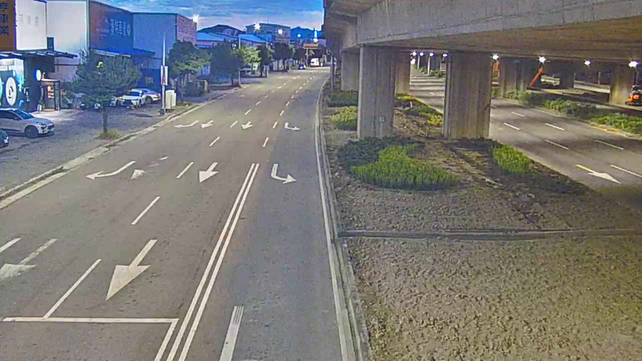 台中市道路 [07212]環中路/廣福路(右側車流往台灣大道) 距離624公尺