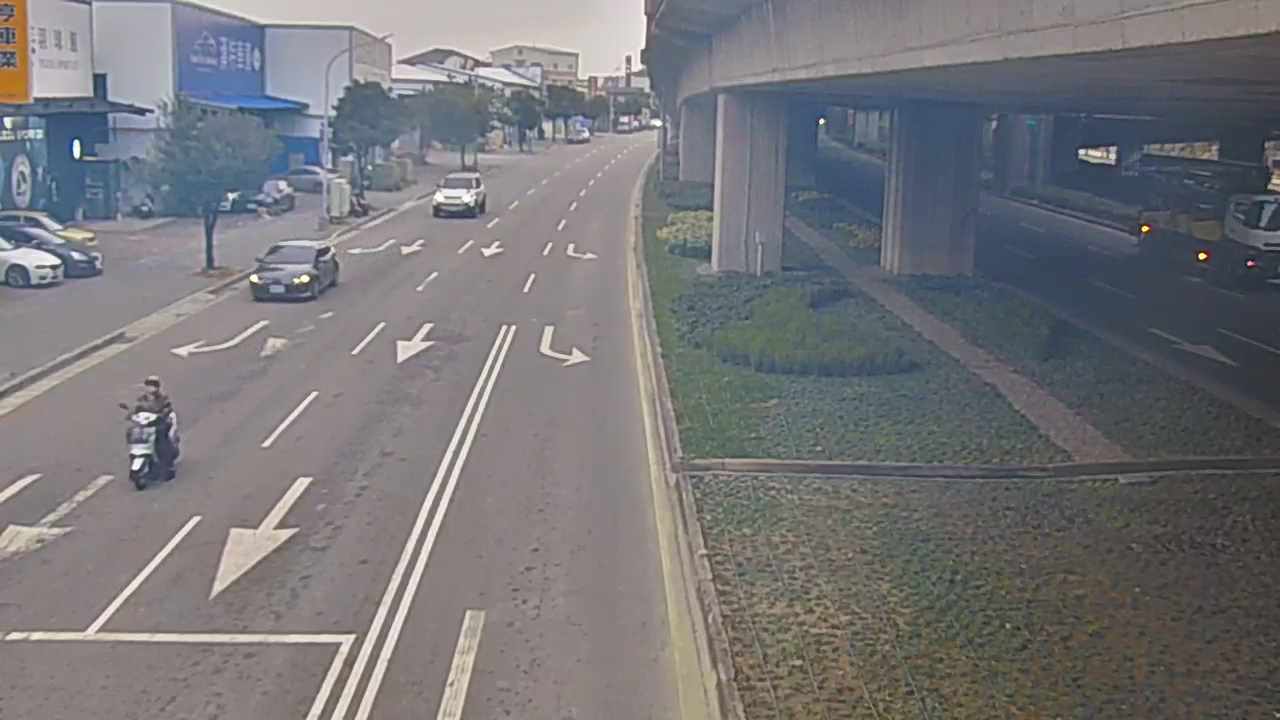環中路/廣福路(右側車流往台灣大道)
