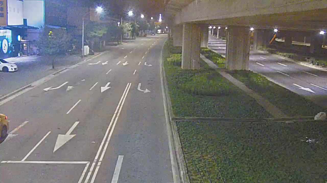 環中路/廣福路(右側車流往台灣大道)