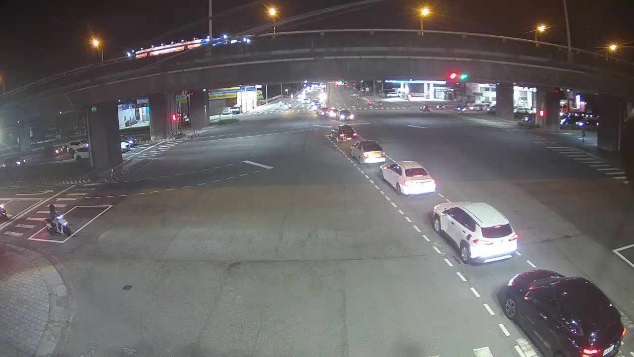 向上路/環中路(右側車流往工業區)