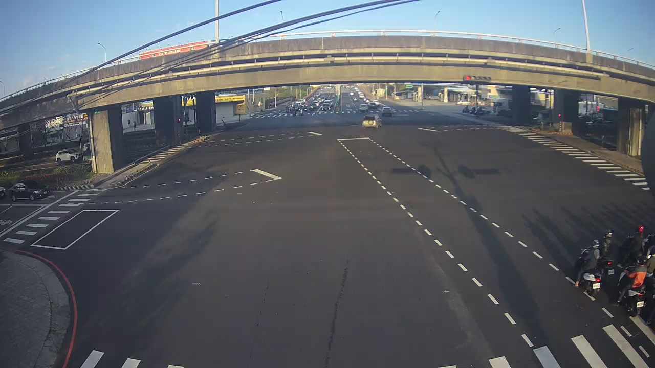 向上路/環中路(右側車流往工業區)