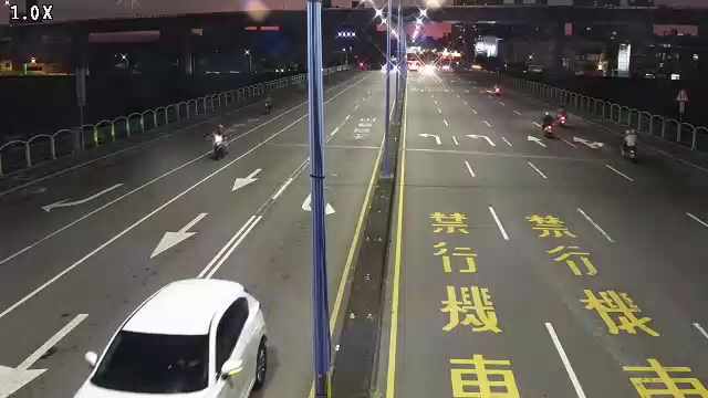 甲堤南路/立元一橋 (右側車流往德芳南路) Jiati S. Rd./Liyuan No.1 Bridge (Right side Traffic flow to Defang S. Rd.)