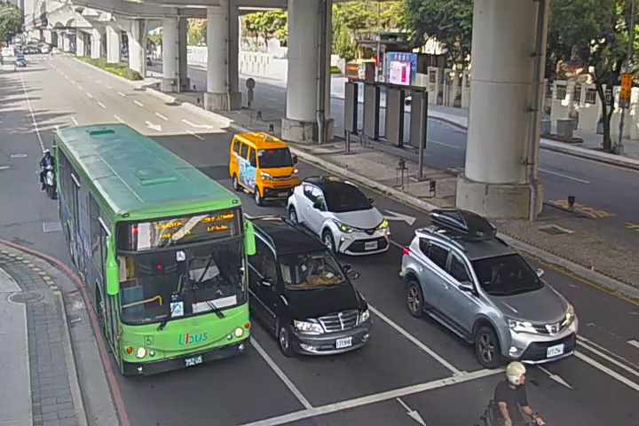 台中市道路 [08126]文心路/向上南路(右側車流往臺灣大道)Wenxin Rd./Xiangshang S. Rd. (Right side Traffic flow to Taiwan Blvd) 距離1.3公里