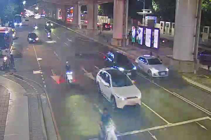 文心路/向上南路(右側車流往台灣大道)Wenxin Rd./Xiangshang S. Rd. (Right side Traffic flow to Taiwan Blvd)