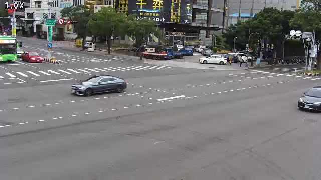 臺灣大道/惠中路(右側車流往市政路)