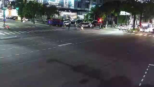 台灣大道/惠中路(右側車流往市政路)