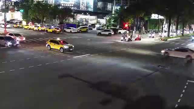 台灣大道/惠中路(右側車流往市政路)