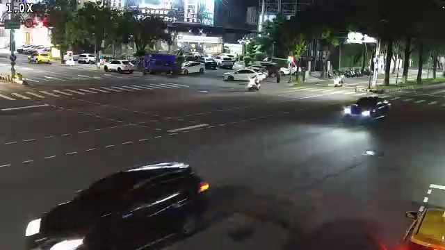 台灣大道/惠中路(右側車流往市政路)