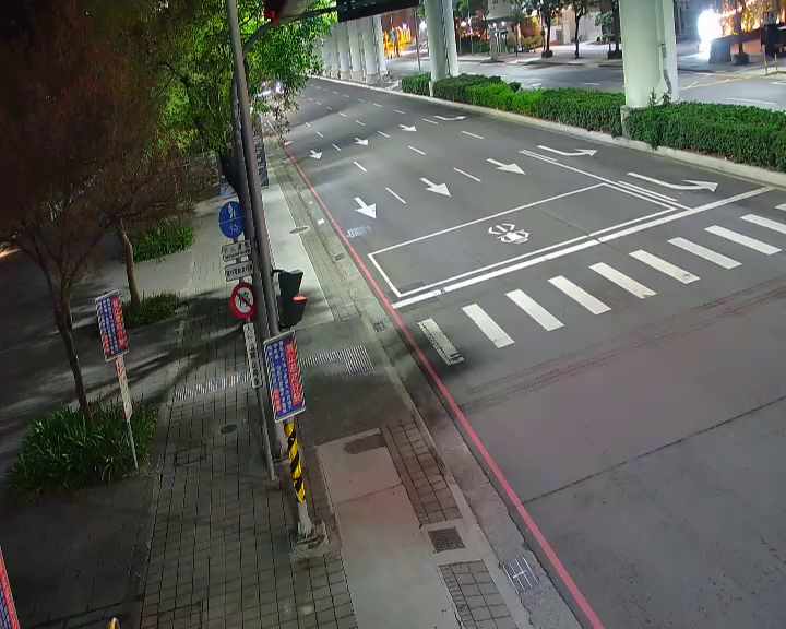 文心路/大墩十九街(右側車流往台灣大道)