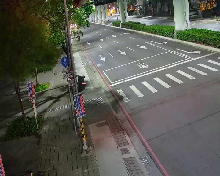 文心路/大墩十九街(右側車流往台灣大道)