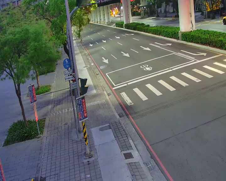 文心路/大墩十九街(右側車流往台灣大道)