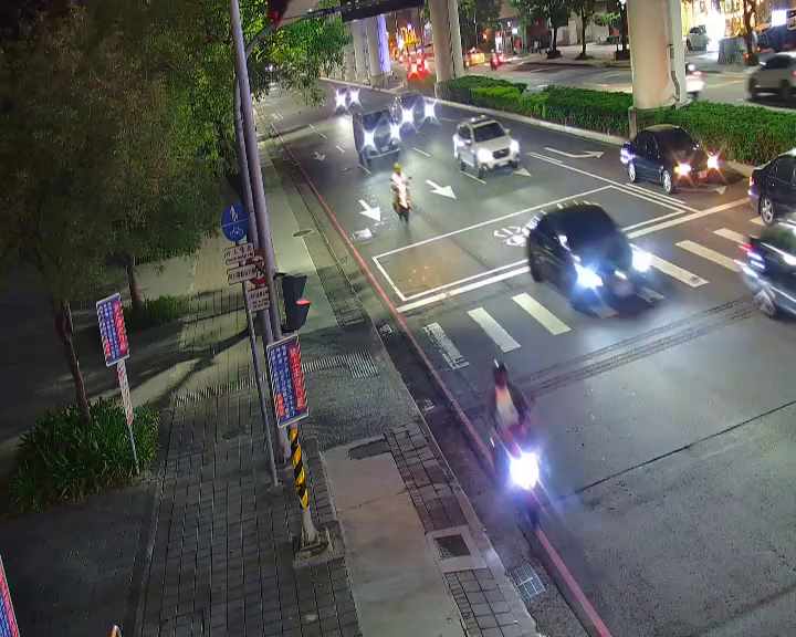 文心路/大墩十九街(右側車流往台灣大道) Wenxin Rd/Dadun 19th St.(Right side Traffic flow to Taiwan Blvd)