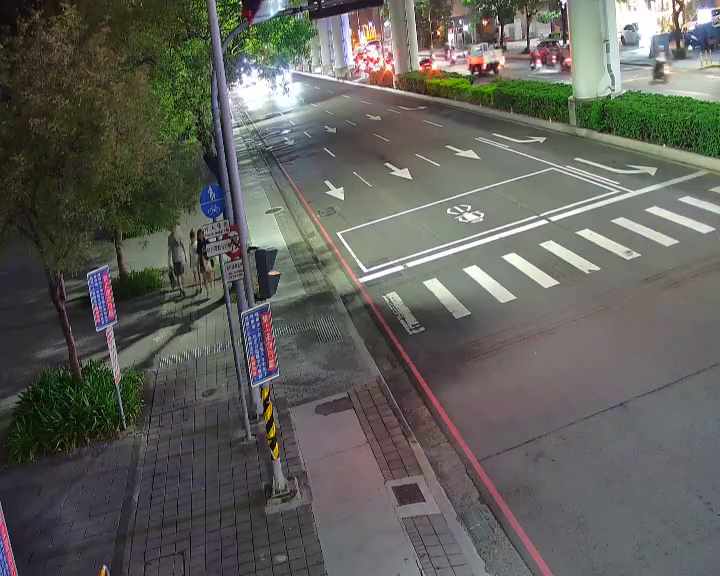 文心路/大墩十九街(右側車流往台灣大道) Wenxin Rd/Dadun 19th St.(Right side Traffic flow to Taiwan Blvd)