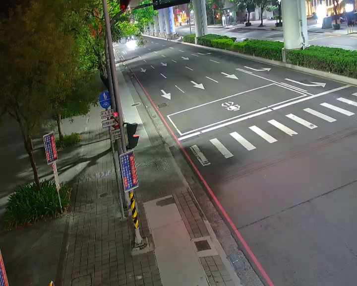 文心路/大墩十九街(右側車流往台灣大道) Wenxin Rd/Dadun 19th St.(Right side Traffic flow to Taiwan Blvd)
