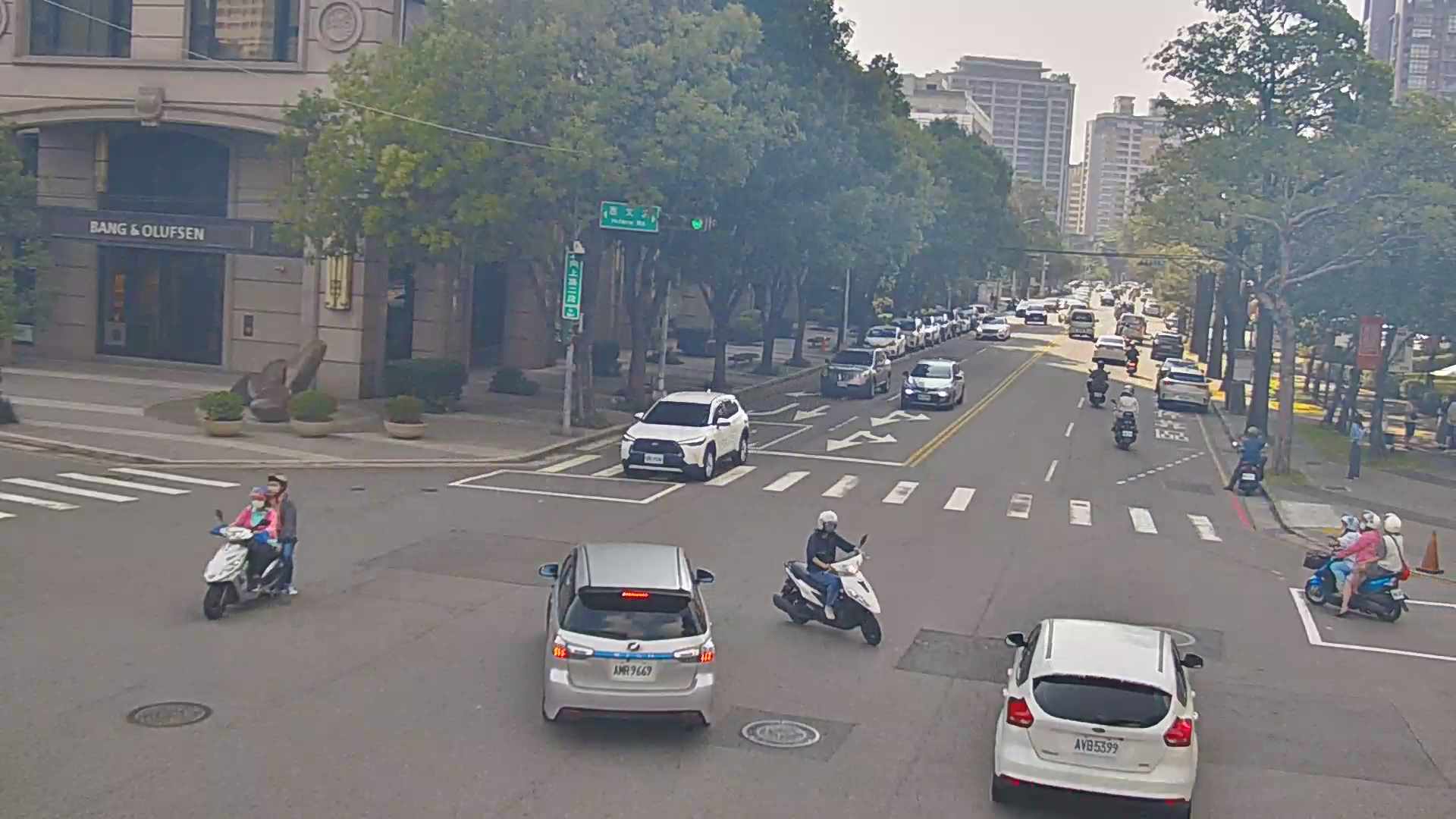 向上路/惠文路(右側車流往環中路)