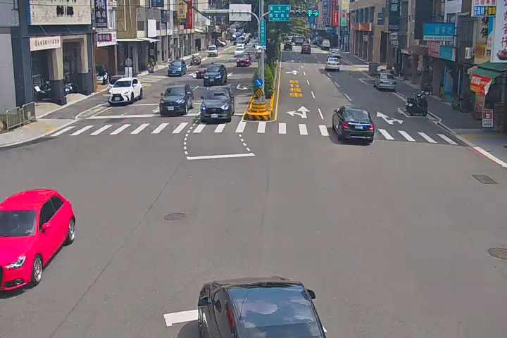 五權西路/惠文路(右側車流往文心路)