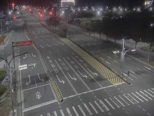 市政路/環中路(右側車流往文心路)