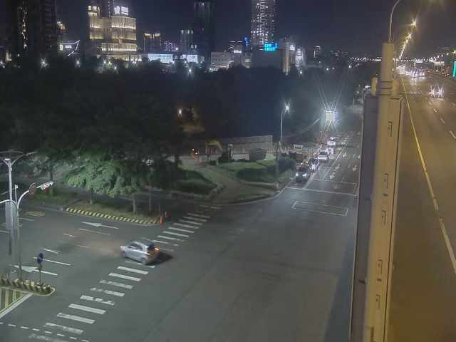 市政路/環中路(右側車流往文心路)