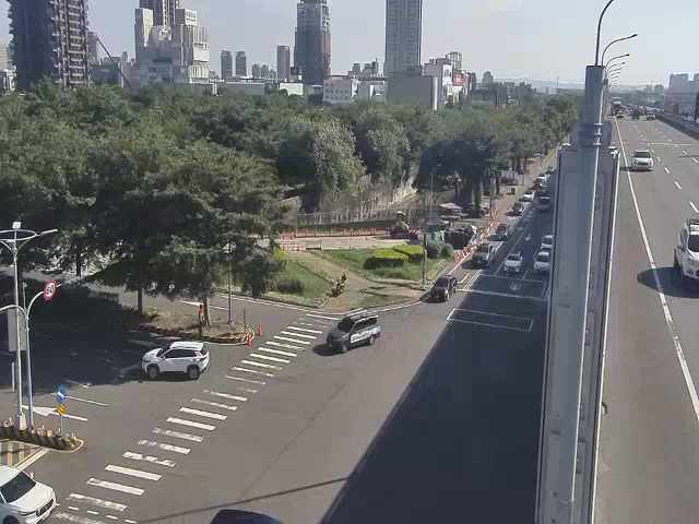市政路/環中路(右側車流往文心路)
