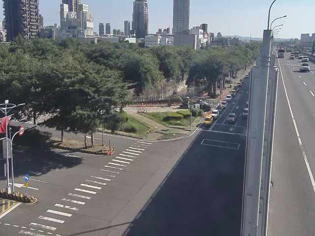 市政路/環中路(右側車流往文心路)