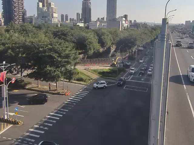 市政路/環中路(右側車流往文心路)