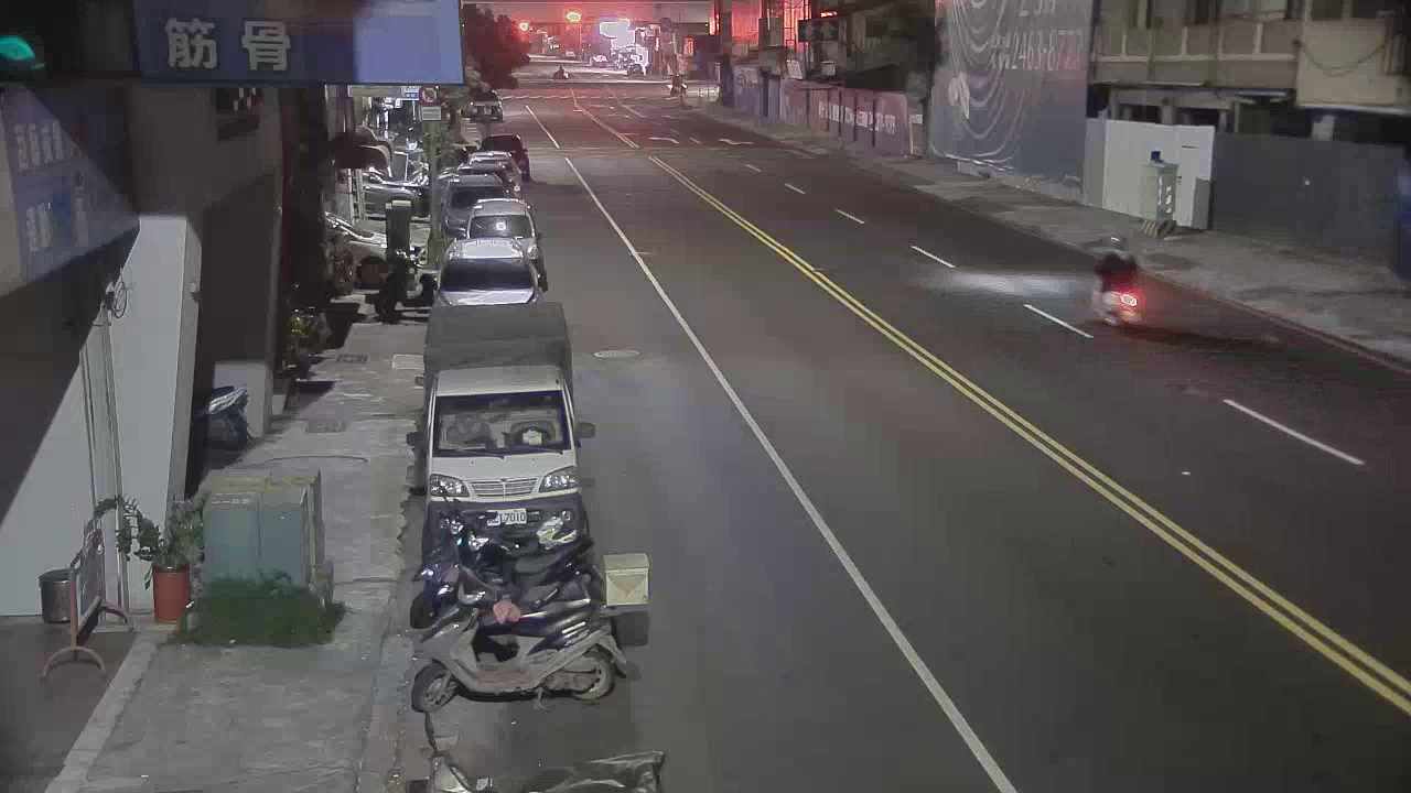 黎明路/朝馬路(右側車流往臺灣大道)