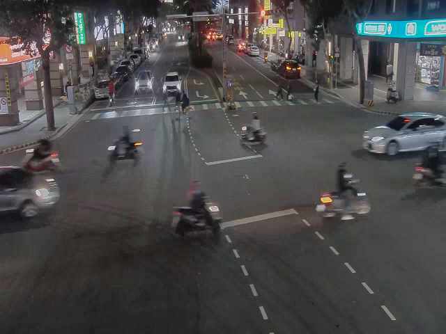 公益路/黎明路(右側車流往環中路)