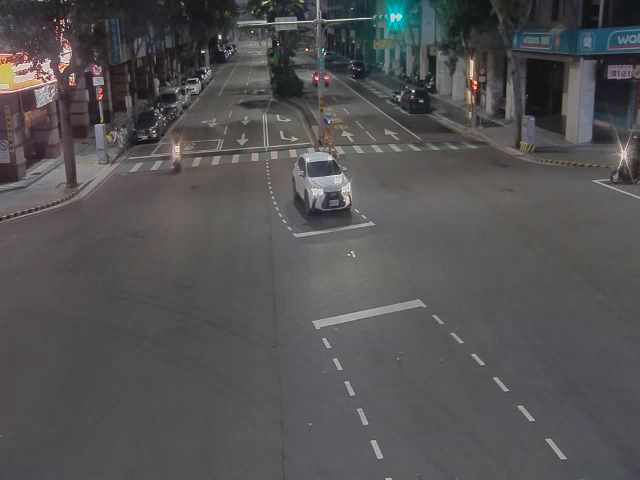 公益路/黎明路(右側車流往環中路)