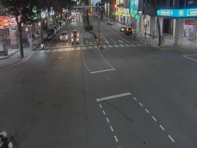 公益路/黎明路(右側車流往環中路)
