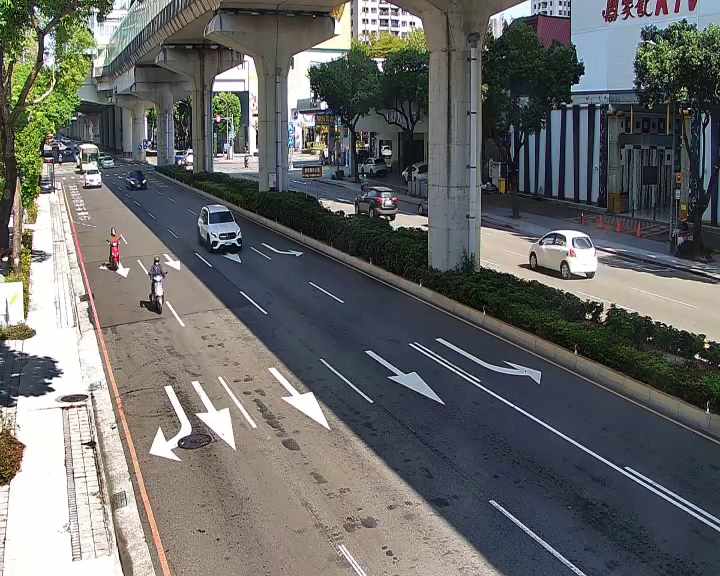 台中市道路 [08208]文心南路/文心南六路(右側車流往五權西路)Wenxin S. Rd./ Wenxin S. 6th Rd.(Right side Traffic flow to Wuquan W. Rd.) 距離2.0公里