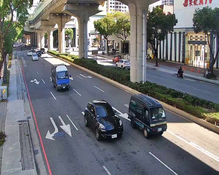 文心南路/文心南六路(右側車流往五權西路)