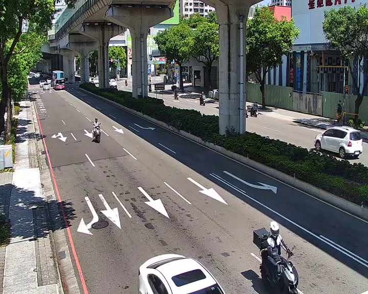 文心南路/文心南六路(右側車流往五權西路)Wenxin S. Rd./ Wenxin S. 6th Rd.(Right side Traffic flow to Wuquan W. Rd.)