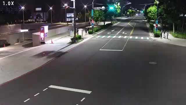中科路/經貿七路 (右側車流往環中路)Zhongke Rd./Jingmao 7th Rd.(Right side Traffic flow to Huanzhong Rd.)