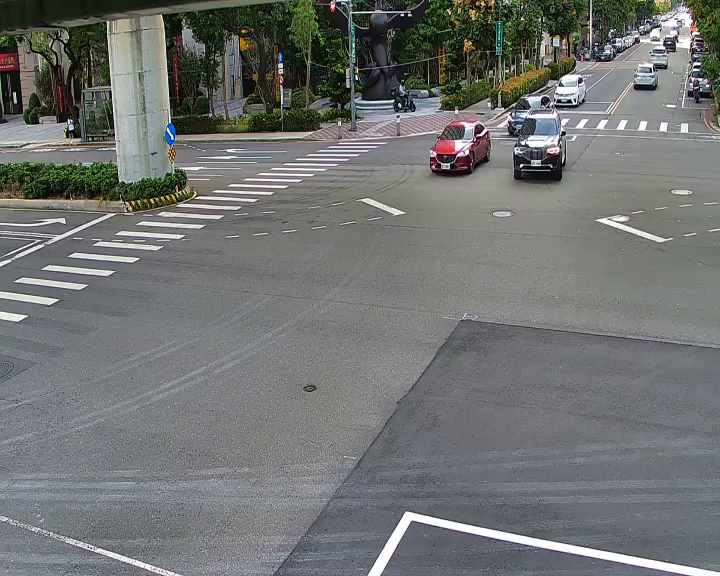 台中市道路 [08209]文心南五路/文心南路(右側車流往黎明路) Wenxin S. 5th Rd./Wenxin S. Rd.(Right side Traffic flow to Liming Rd.) 距離1.4公里