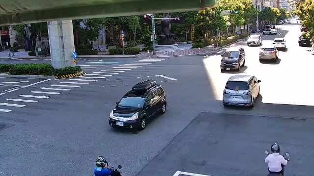 文心南五路/文心南路(右側車流往黎明路) Wenxin S. 5th Rd./Wenxin S. Rd.(Right side Traffic flow to Liming Rd.)