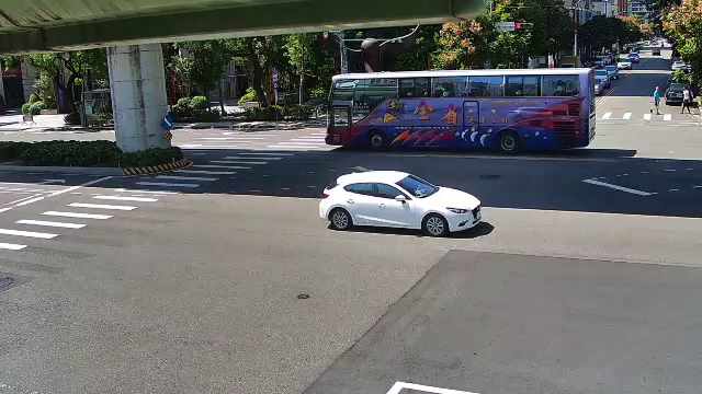 文心南五路/文心南路(右側車流往黎明路) Wenxin S. 5th Rd./Wenxin S. Rd.(Right side Traffic flow to Liming Rd.)